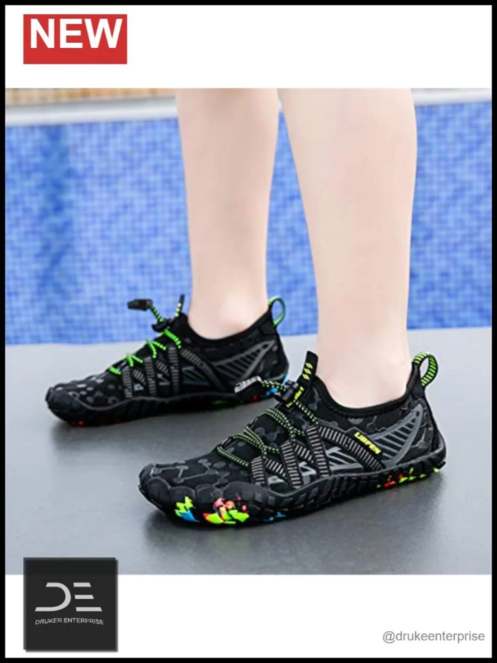 Kids Quick-Dry Water Shoes for Swimming Beach Pool